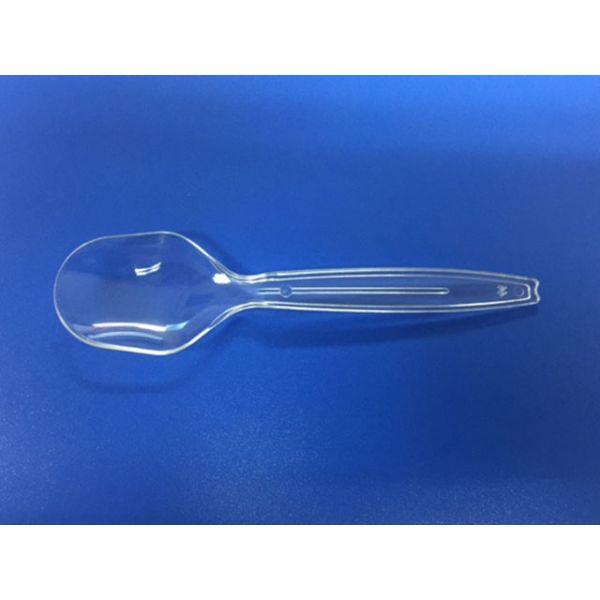 使い捨てスプーン テイクアウト用スプーン 100 丸 透明 バラ ホウケン産業 100枚