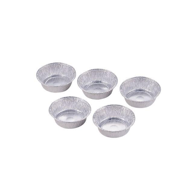 (10点) アウトドア用品 アルミバーベキューたれ皿 12.5cm 5枚組 パール金属 005392...