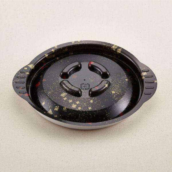 使い捨て食品容器 温麺容器 スープ容器 青葉紙業 KD-190 蓋 黒まきえ(50) 50枚
