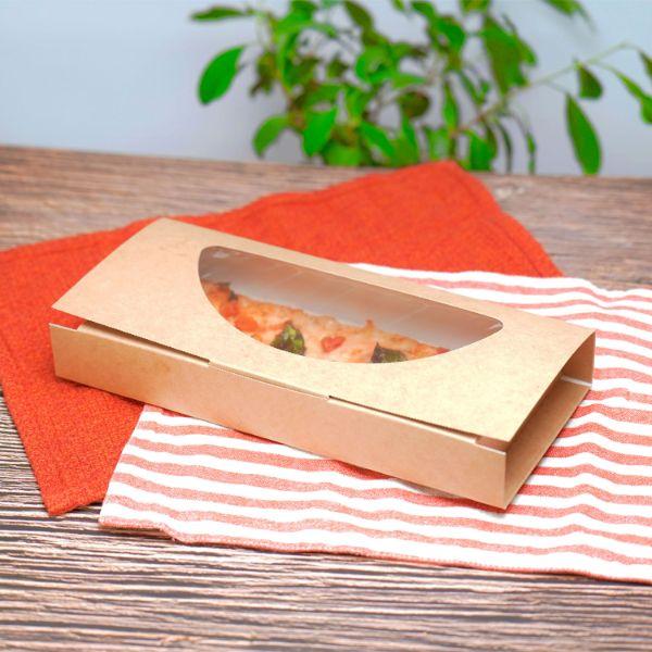 ピザ箱 ピザボックス 窓付 ピザボックス 10インチハーフ クラフト紙  パックスタイル 25枚