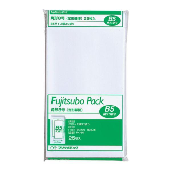 藤壺パック 角8 80G ホワイト マルアイ 1点