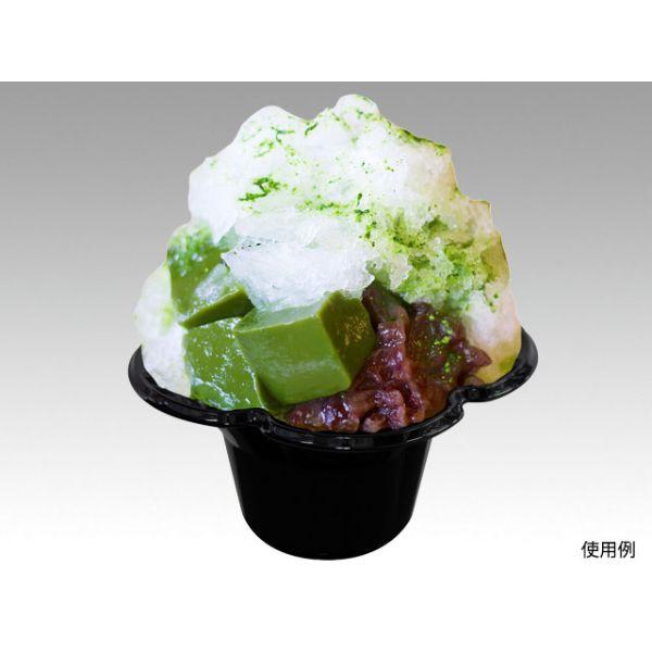 【80点】かき氷カップ ミニフルール NERO サンナップ 00577616