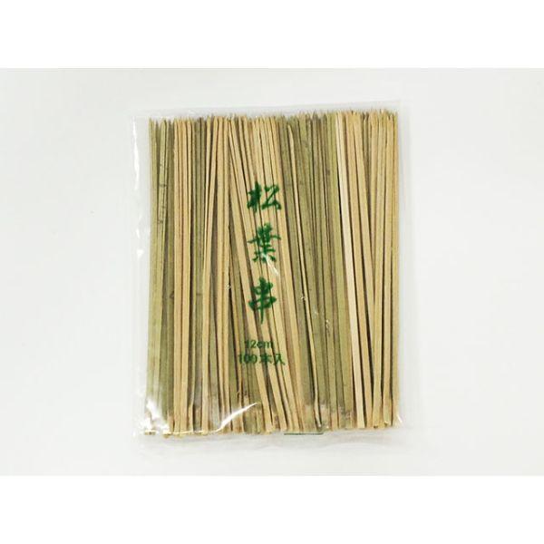 松葉串 12cm 100本入 マスキ1枚 業務用 竹串