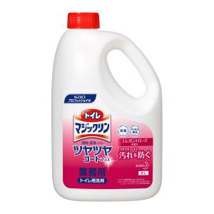 花王 トイレマジックリン 消臭・洗浄スプレー ツヤツヤコートプラス エレガントローズの香り 業務用 2L1枚｜pro-ste