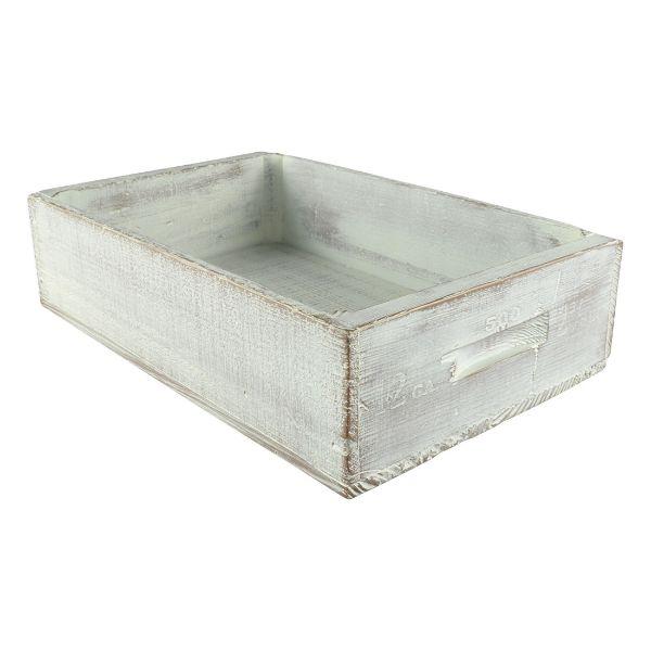 (1点) 販売什器 ヴィンテージBOX 小 WH ホワイト パックスタイル 00622410