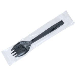 (2000点) 使い捨てスプーン CCフラワースプーン ＃160 単袋 ブラック 大黒工業 0064...