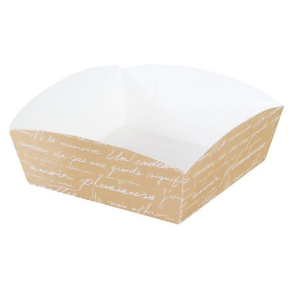 【1点】紙トレー NEWフレンチケーキトレイ(100枚) ヘッズ 00663474