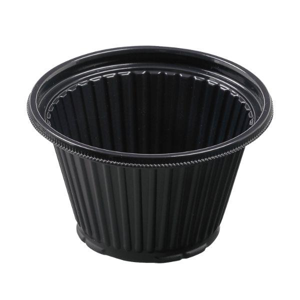 まとめ買い 弁当容器 エフピコ DLV丸カップ100(57)MSD 黒 1200枚(30枚×40)