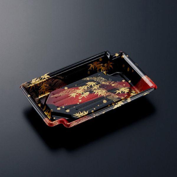 (600枚) 刺身容器 CF かく鉢 17-11 竹霞R-BK 身 中央化学 00669539