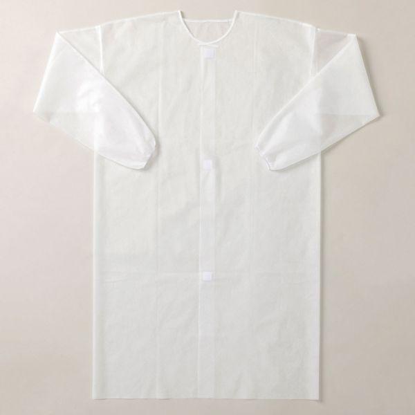 (50点) ディスポ白衣 白衣 面ファスナー FG-320 東京メディカル 00670538