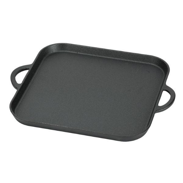 まとめ買い スプラウト 鉄鋳物製角型プレート27×27cm パール金属 6個