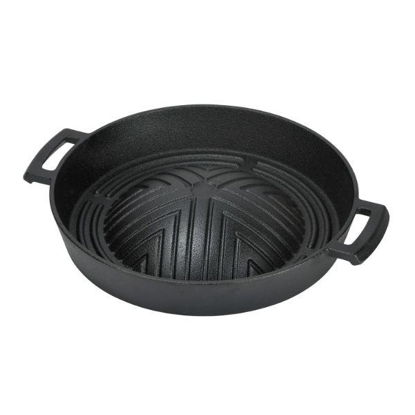 まとめ買い スプラウト 鉄鋳物製深型ジンギスカン鍋27cm パール金属 6個