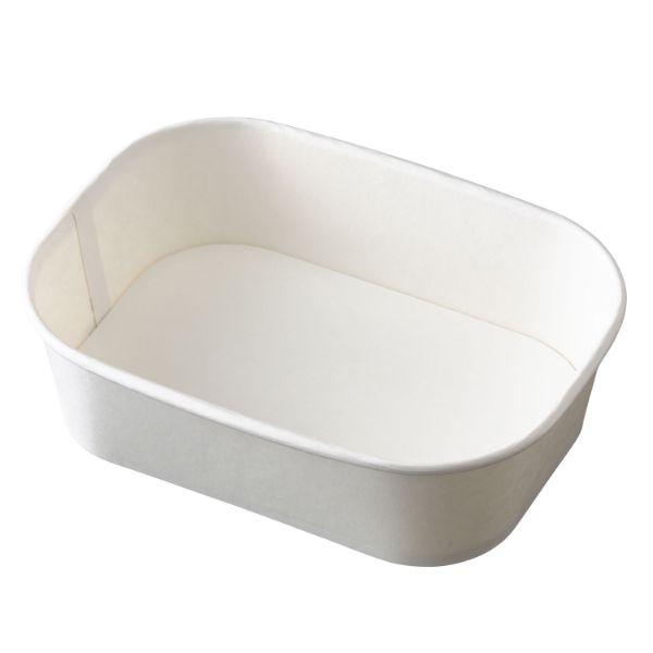 (600枚) 弁当容器 KMスクエア228 本体 白 ケーピープラテック 00695925