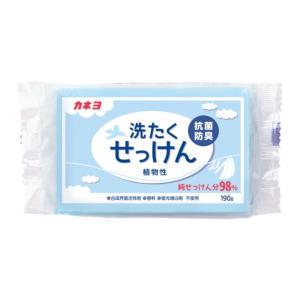衣料用洗剤 カネヨ 洗たく石けん 190g カネヨ石鹸 48点(1点×48)｜pro-ste