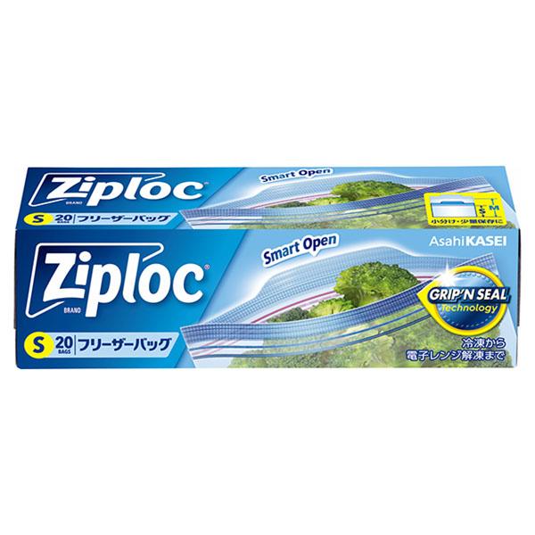 保存袋 ジップロック フリーザーバッグ S 20枚入 旭化成 24点(1点×24)