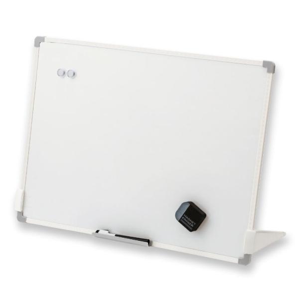 【1点】スタンド付きホワイトボード 無地面 Lサイズ VWB078 アスカ 00734631