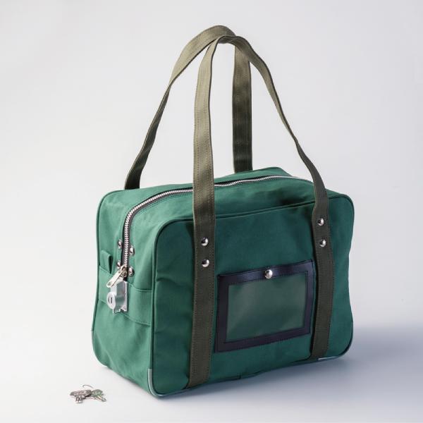 【1点】事務用品 鍵付きセキュリティバッグ A4用 グリーン ヒサゴ 00761164