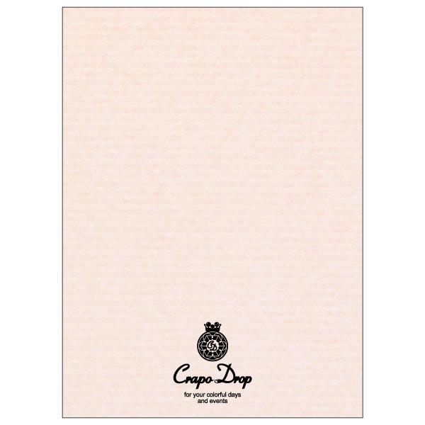 【5点】プリンター用紙 クラッポドロップ 名刺10面/ピーチ 10枚入 ヒサゴ 00761173