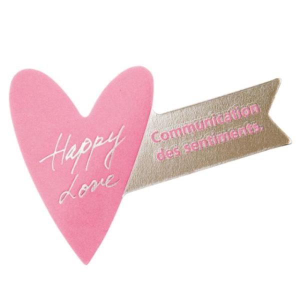 【1点】スウィーツ用品 ハートシルバーケーキピック ピンク-1(100枚) ヘッズ 00768952