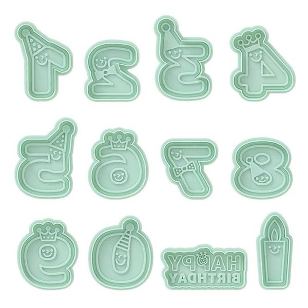 【1点】製菓用型 BD-CKM1 バースデイスタンプクッキーモールド-1(1セット) ヘッズ 007...