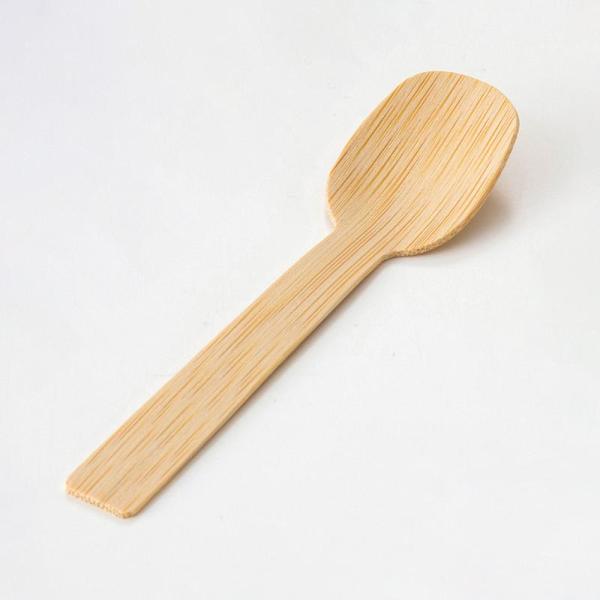 【1点】使い捨てスプーン 竹スプーン10.5cm 100本入×80袋 萬洋 00783034