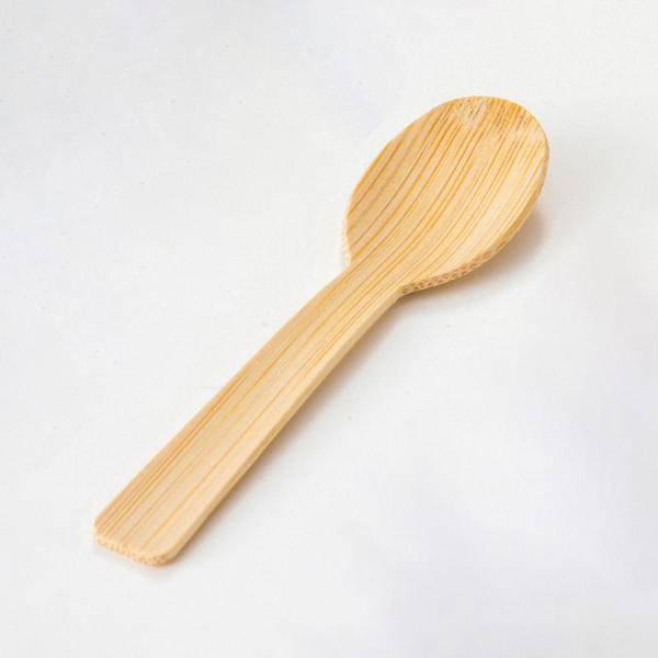 【1点】使い捨てスプーン 竹スプーン9cm 100本入×80袋 萬洋 00783035