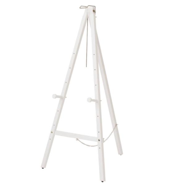 【1点】イーゼル 三角イーゼル Ver2.0 ホワイト 友屋 00805850