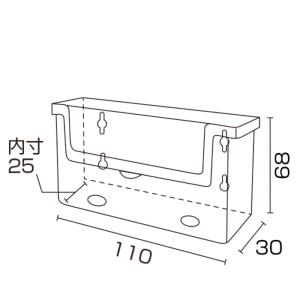 【1点】売場備品 アウトドアパンフレットホルダ...の詳細画像2