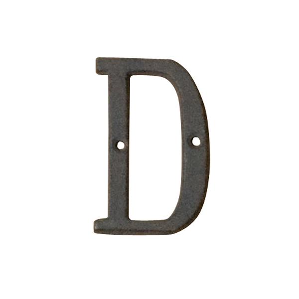 【1点】切文字 アイアンアルファベット D 友屋 00814972