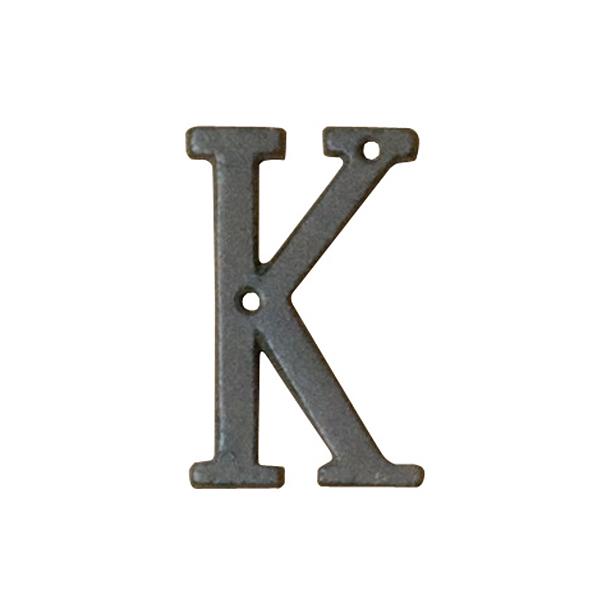 【1点】切文字 アイアンアルファベット K 友屋 00815001