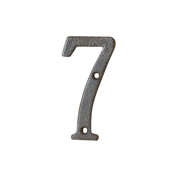 【1点】切文字 アイアンナンバー 7 友屋 00815417