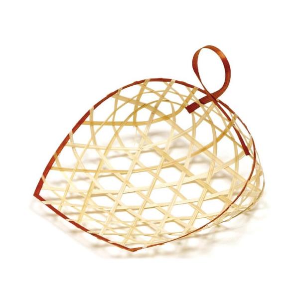 【1点】竹かご 茶渕テミー(大) 萬洋 00820227