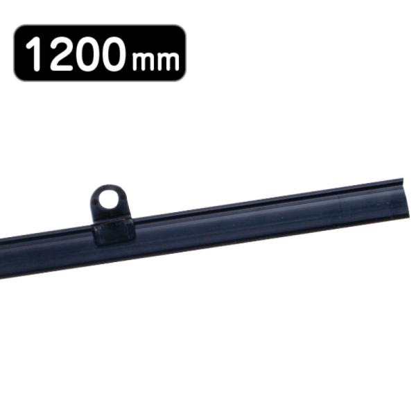 【1点】売場備品 ポップハンガー D2-1200 黒 吊具2ケ付 友屋 00820579