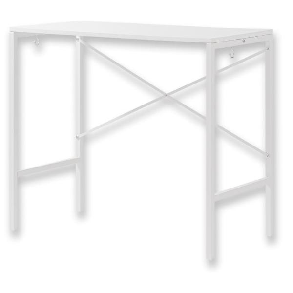 【1点】机 シンプルデスク ホワイト アスカ 00826630