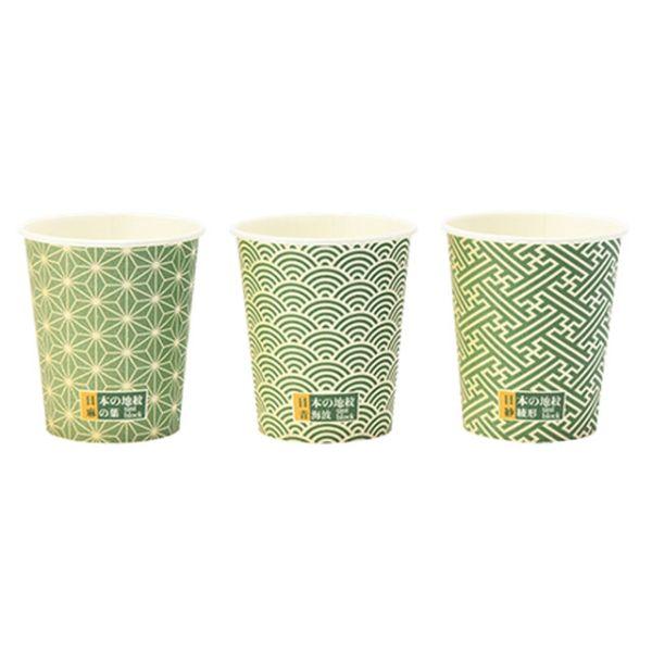 【30点】紙コップ 日本の地紋カップ 150mL 100枚入 サンナップ 00826908