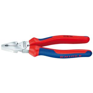 クニペックス（KNIPEX）強力型ペンチ225mmコンフォートハンドル　クロームメッキヘッド〔020...
