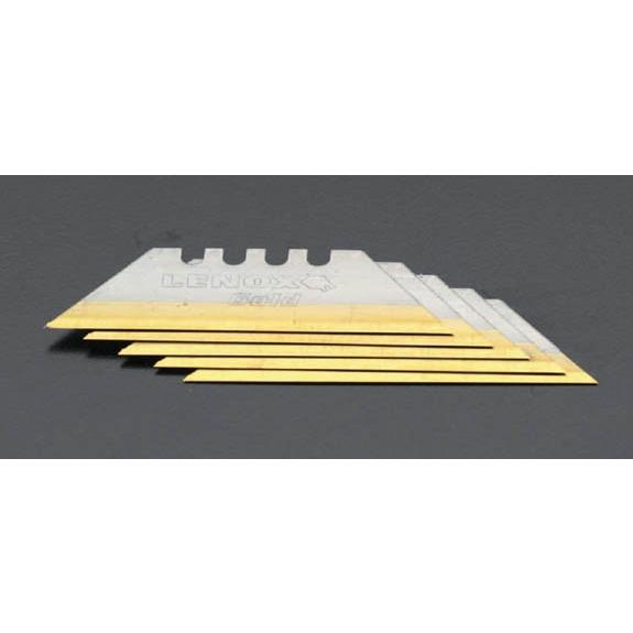レノックス（LENOX）ユーティリティーナイフ用GOLDブレード【5枚】〔20350-GOLD5C〕...