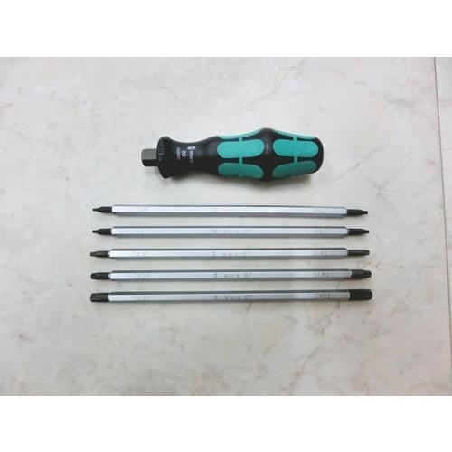 Wera VARIO差替式トルクスドライバーセット〔80Vario/87S〕
