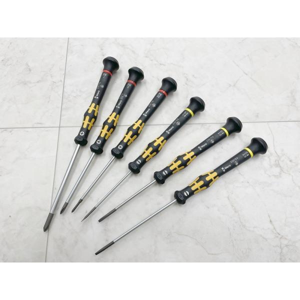 Wera ESD精密ドライバー6本セット【＋−】1550/1578A/6S