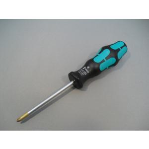 Wera クッショングリッププラスドライバー【＃1】〔350PH-1Ｘ80〕008710