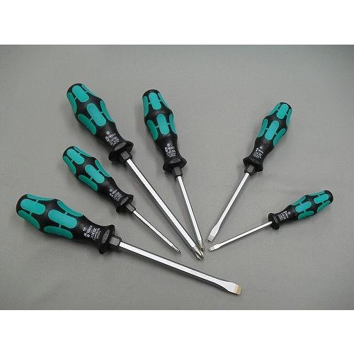 Wera 強力型ドライバーセット【6本組】〔350SK/334SK/6S〕