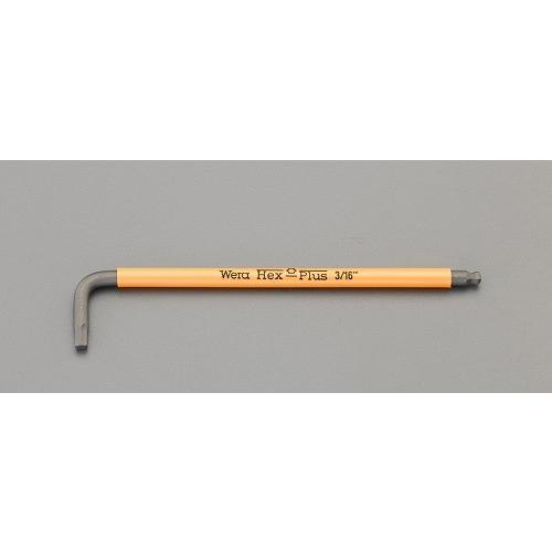 Wera　Hex-plusボール付ロング六角レンチ【5/32"】（イエロー）950SPKL-5/32...