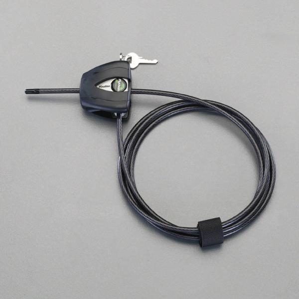 MASTERLOCK【マスターロック】アジャスターケーブルロック（防犯 施錠 鍵 セキュリティ）〔8...