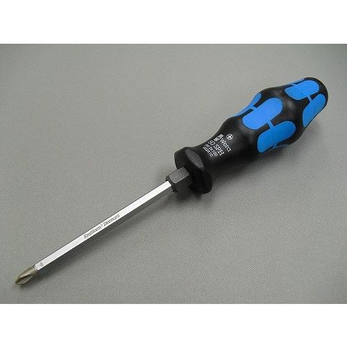 Wera ダイヤモンドドライバー＃2【根元六角付】〔50SPH-2X100〕002810