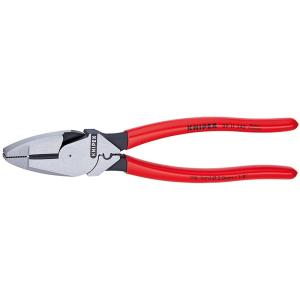 クニペックス（KNIPEX）圧着付架線工事用強力型ペンチ240mm〔0911-240〕911240
