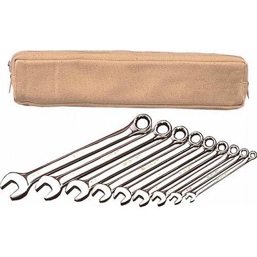 シグネット（SIGNET）コンビネーションレンチ・スパナセット(インチ)【9本組】工具袋付き〔306...