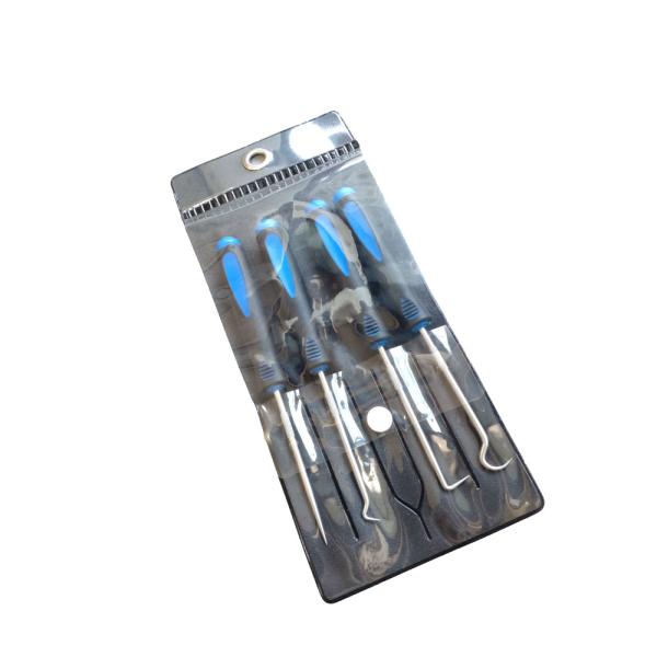 ピックツール4本セット【小】ストレート・45°・90°・フック型　I0049