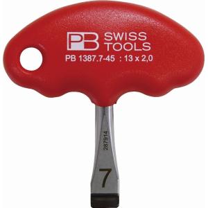 PBスイスツール（PBSWISS PBSWISSTOOLS）クロスハンドルスタビーマイナスドライバー#7〔1387〕138-7