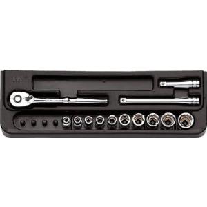 ＫＴＣ　６．３ｓｑ．ソケットレンチセット［１３点］〔TB210〕TB210