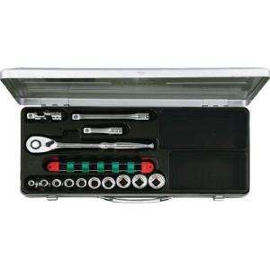 ＫＴＣ　１２．７ｓｑ．ソケットレンチセット［１４点］〔TB410X〕TB410X